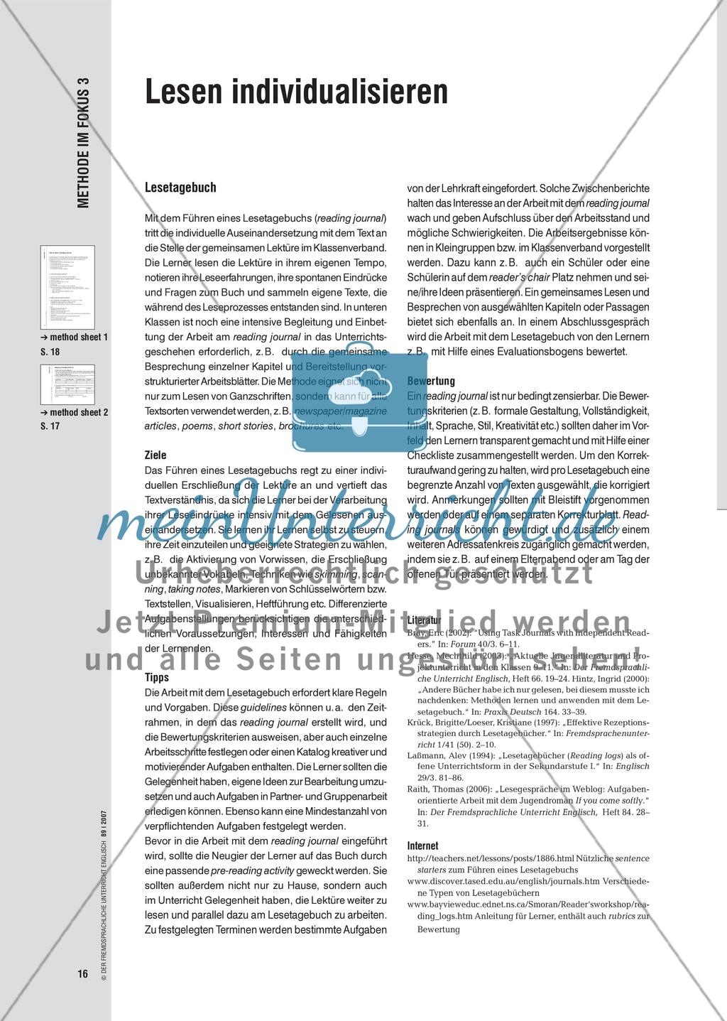 Lesen individualisieren Preview 1