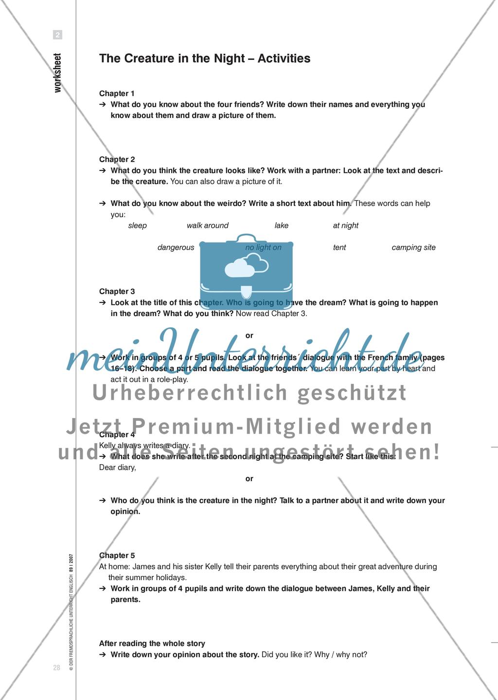 Mit Schlafsack und Taschenlampe - Eine englische Lesenacht in der Schule verbringen Preview 5