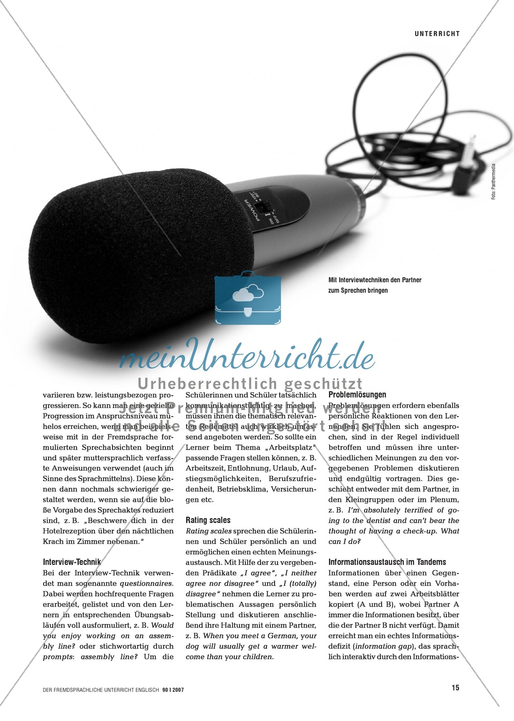 Sprechaufgaben konzipieren: Praxisartikel Preview 2