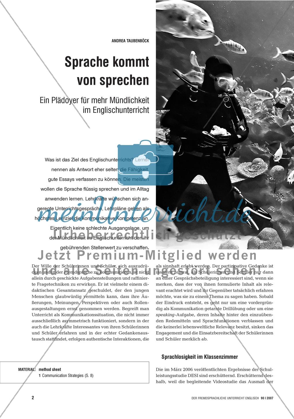 Sprache kommt von sprechen Preview 1