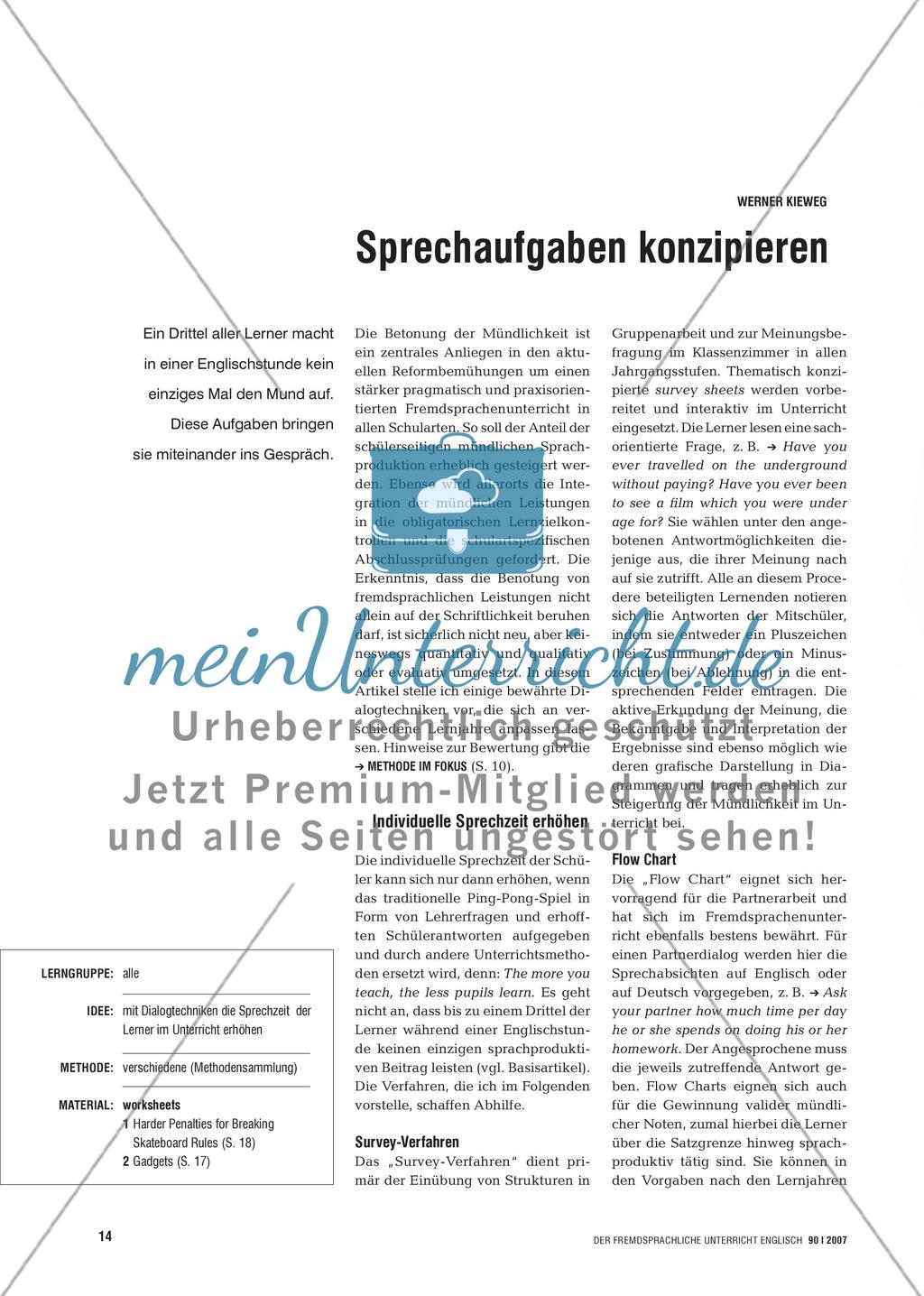 Sprechaufgaben konzipieren Preview 1