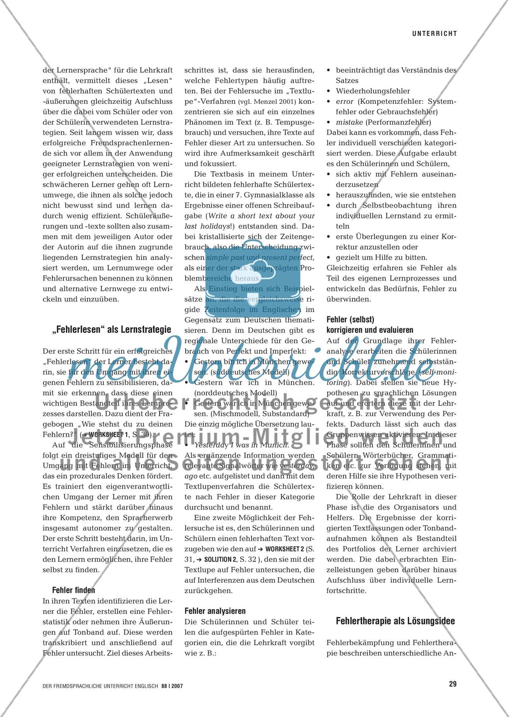 Fehlertherapie als Lernstrategie Preview 2
