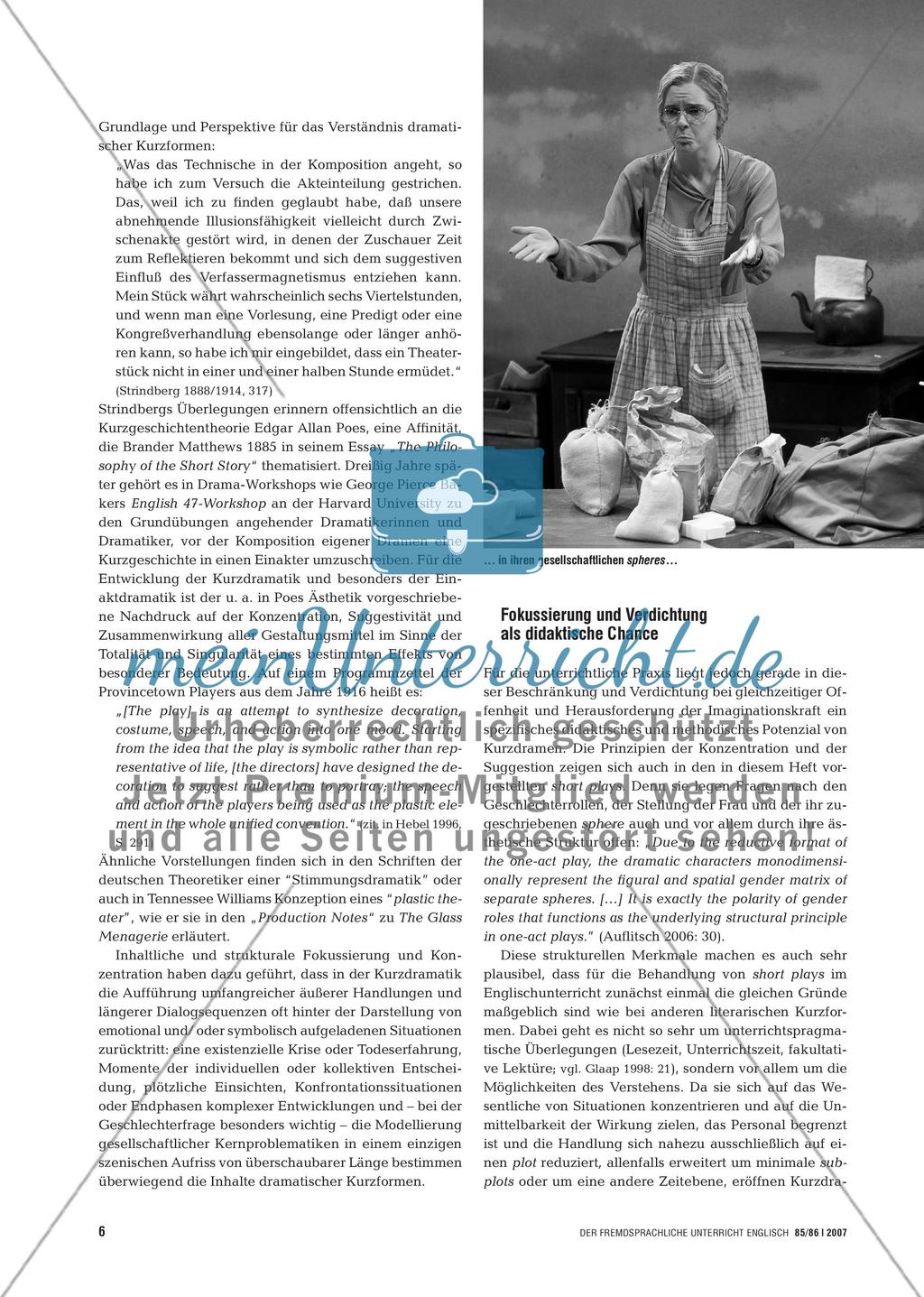 Staging Women’s Lives - Short Plays im Englischunterricht Preview 3