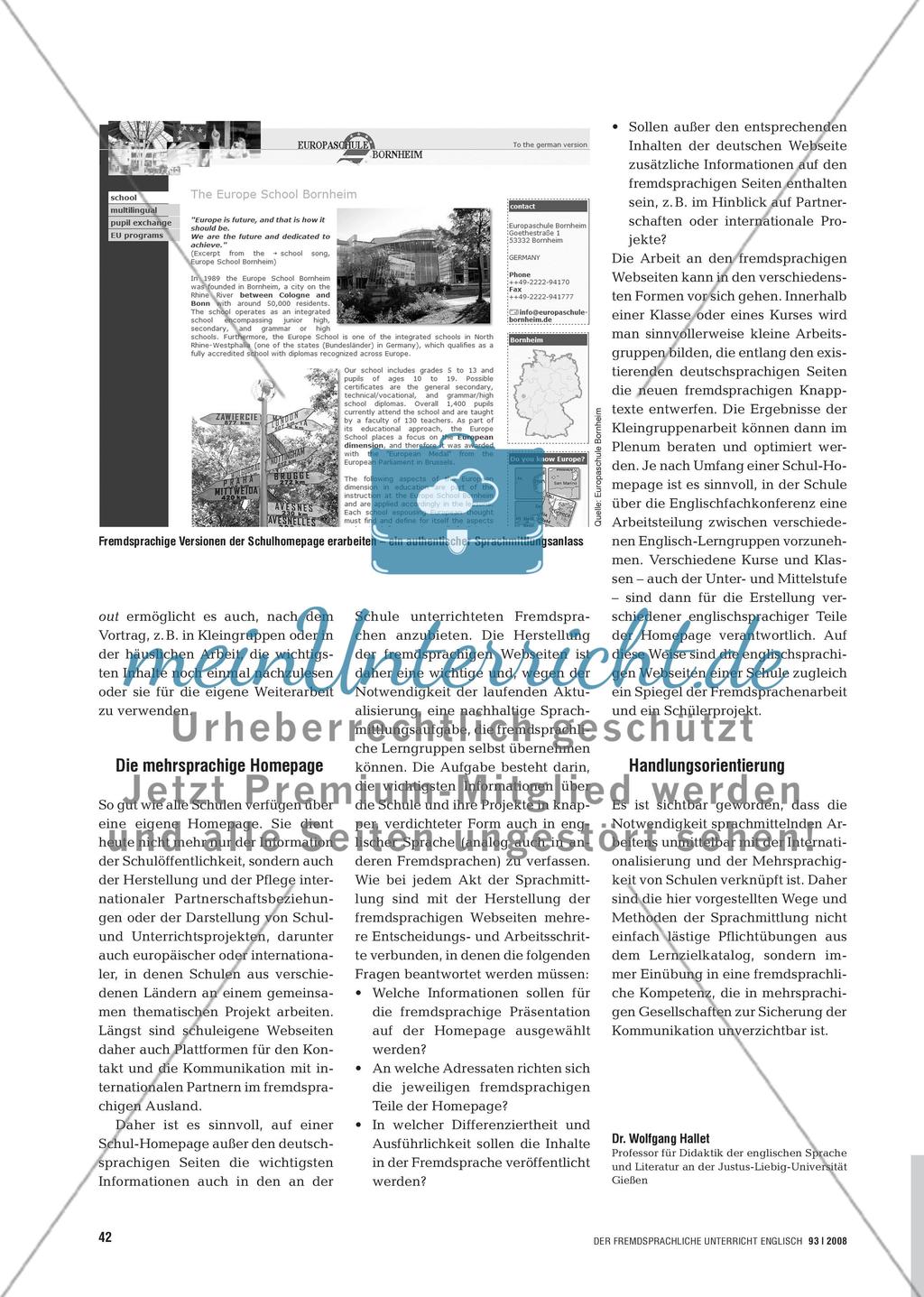 Die mehrsprachige Schule - Sprachmittlung im schulischen Kontext Preview 3