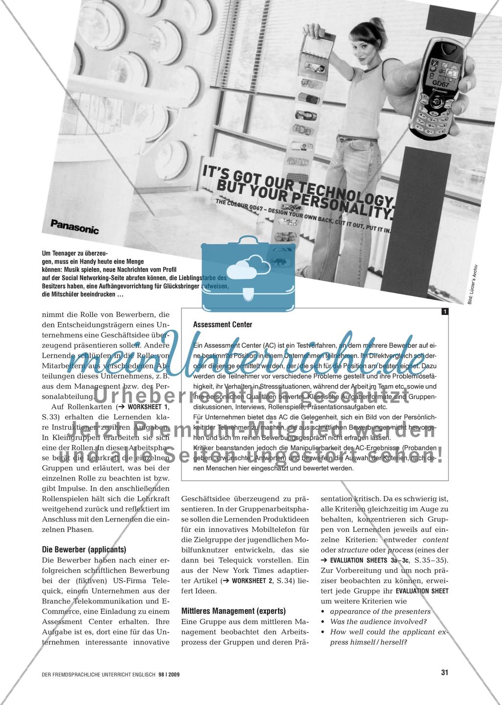Training für den Ernstfall - An einem Assessment Center teilnehmen Preview 2