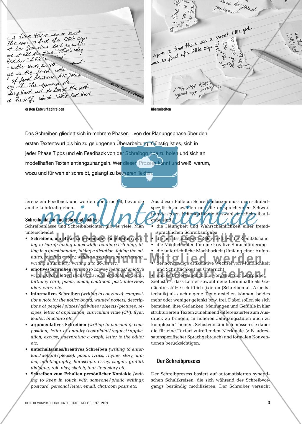 Schreibprozesse gestalten, Schreibkompetenz entwickeln Preview 2