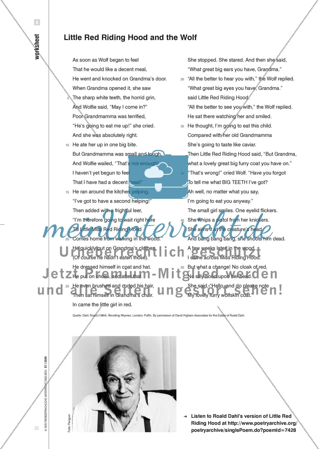 “Oh, Grandma, what big teeth you’ve got!” - Mit Märchen kreatives Schreiben entwickeln Preview 10