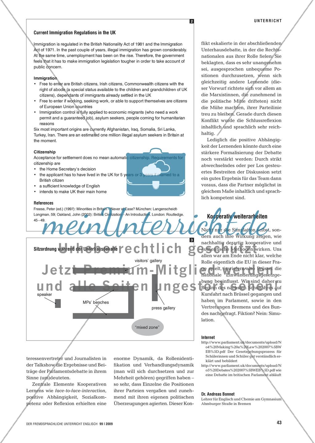 From White Paper to Act of Parliament - Die britische Gesetzgebung am Thema Immigration simulieren Preview 4