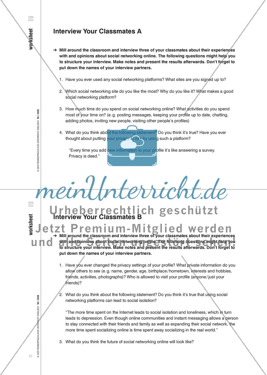 Identity 2.0 - Öffentlichkeit vs. Privatheit beim Social Networking Online diskutieren Preview 5
