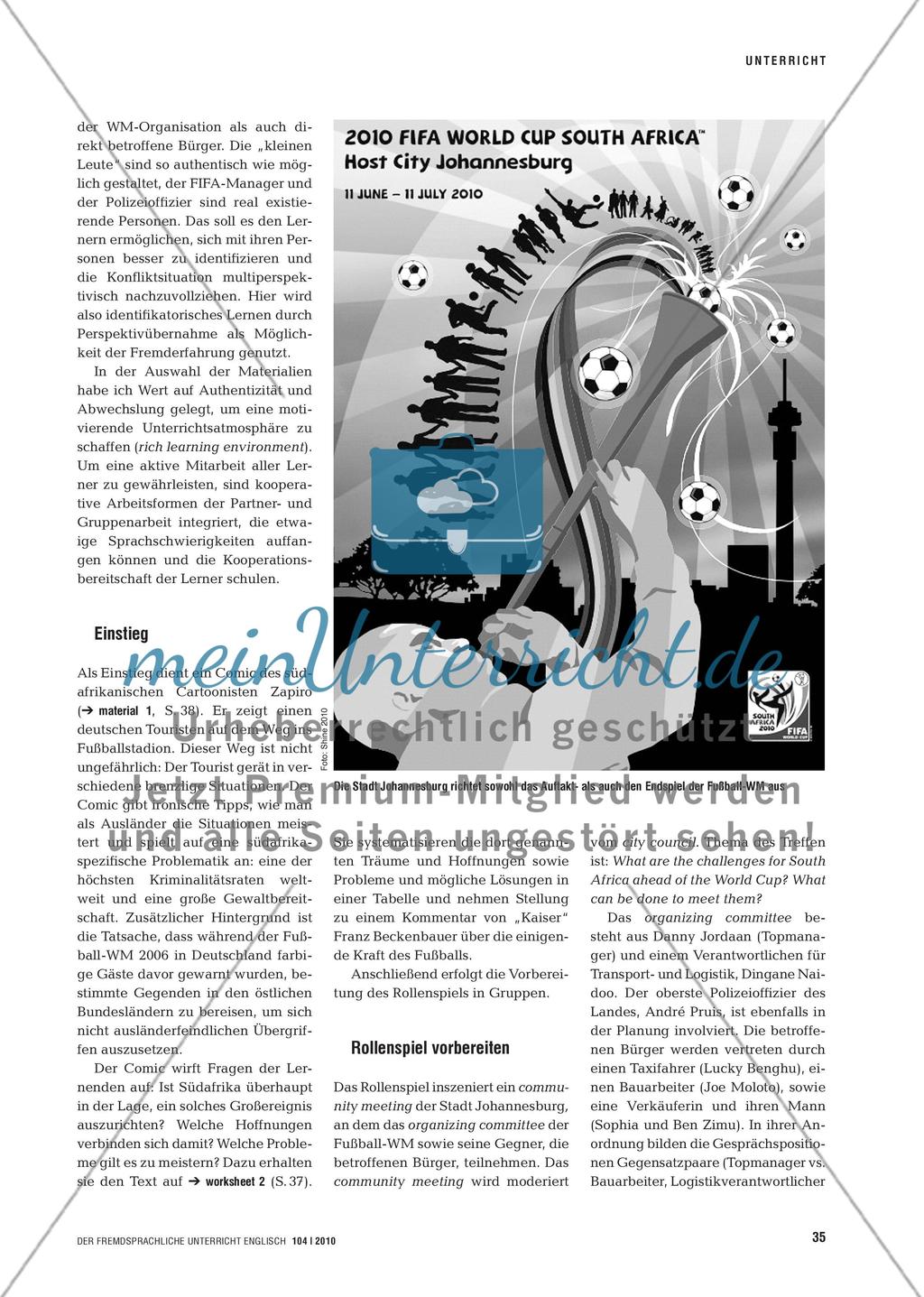 The Cup of Good Hope - In einem Rollenspiel politische Entscheidungsprozesse erproben Preview 2