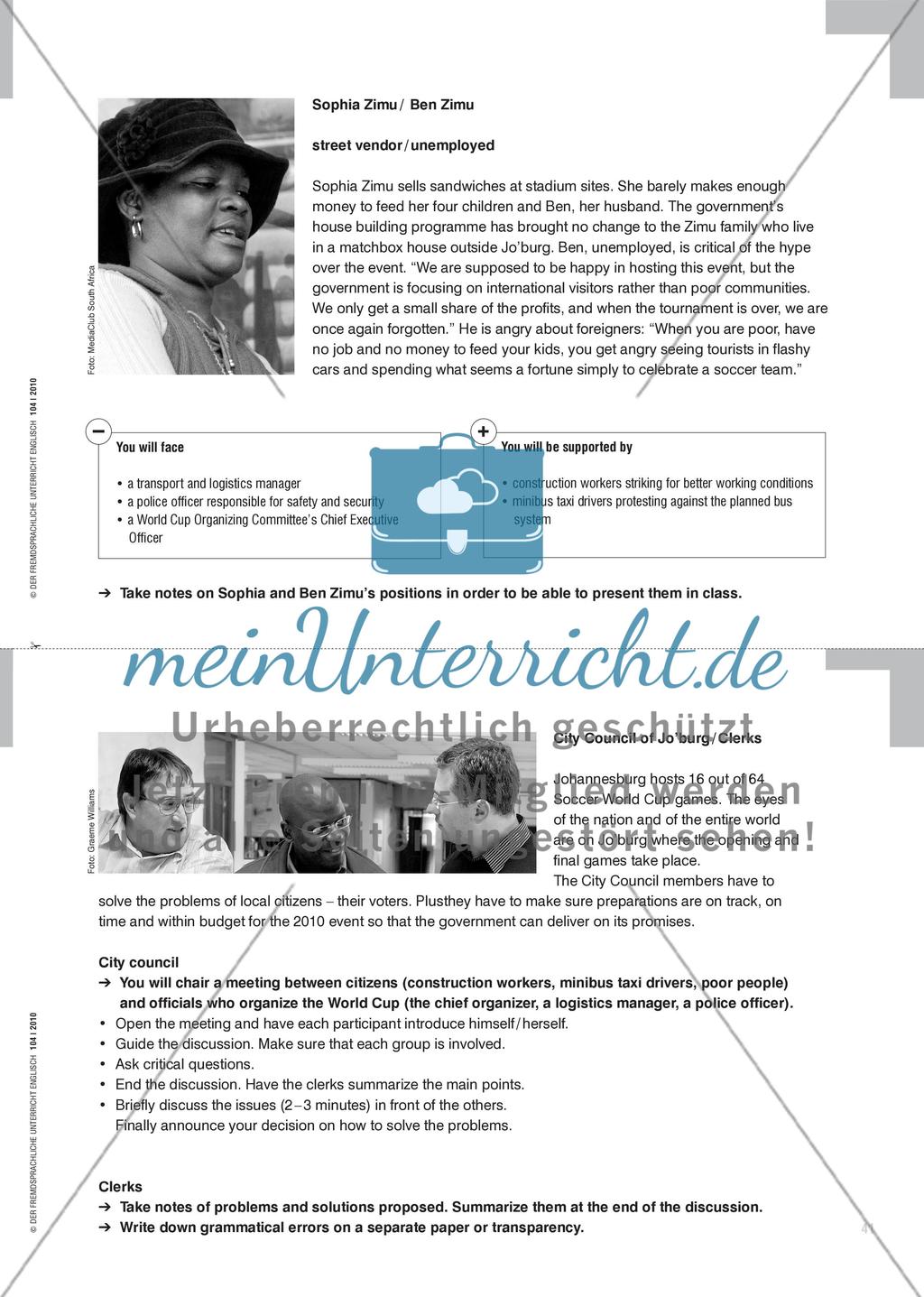 The Cup of Good Hope - In einem Rollenspiel politische Entscheidungsprozesse erproben Preview 8