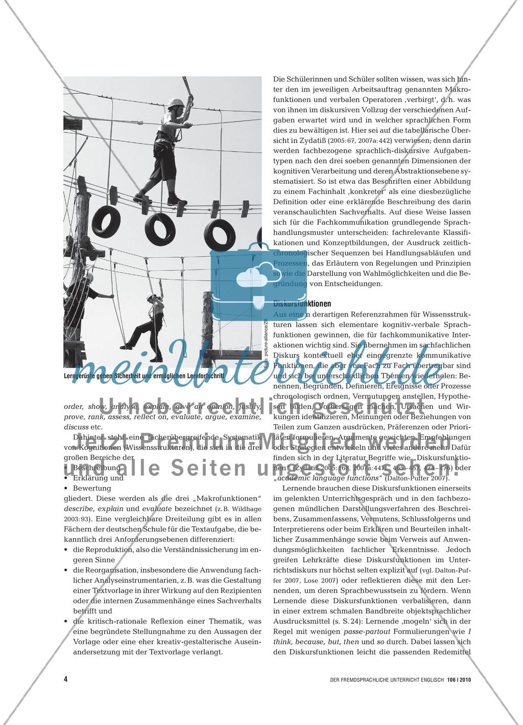 Scaffolding im Bilingualen Unterricht - Inhaltliches, konzeptuelles und sprachliches L ernen stützen und integrieren Preview 3