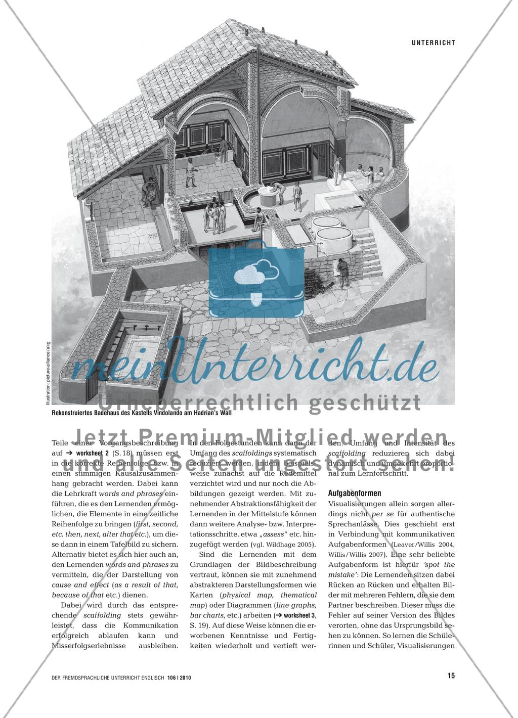 A Great D ay at the R oman Baths - Scaffolding durch Visualisierungen und S zenarien Preview 4