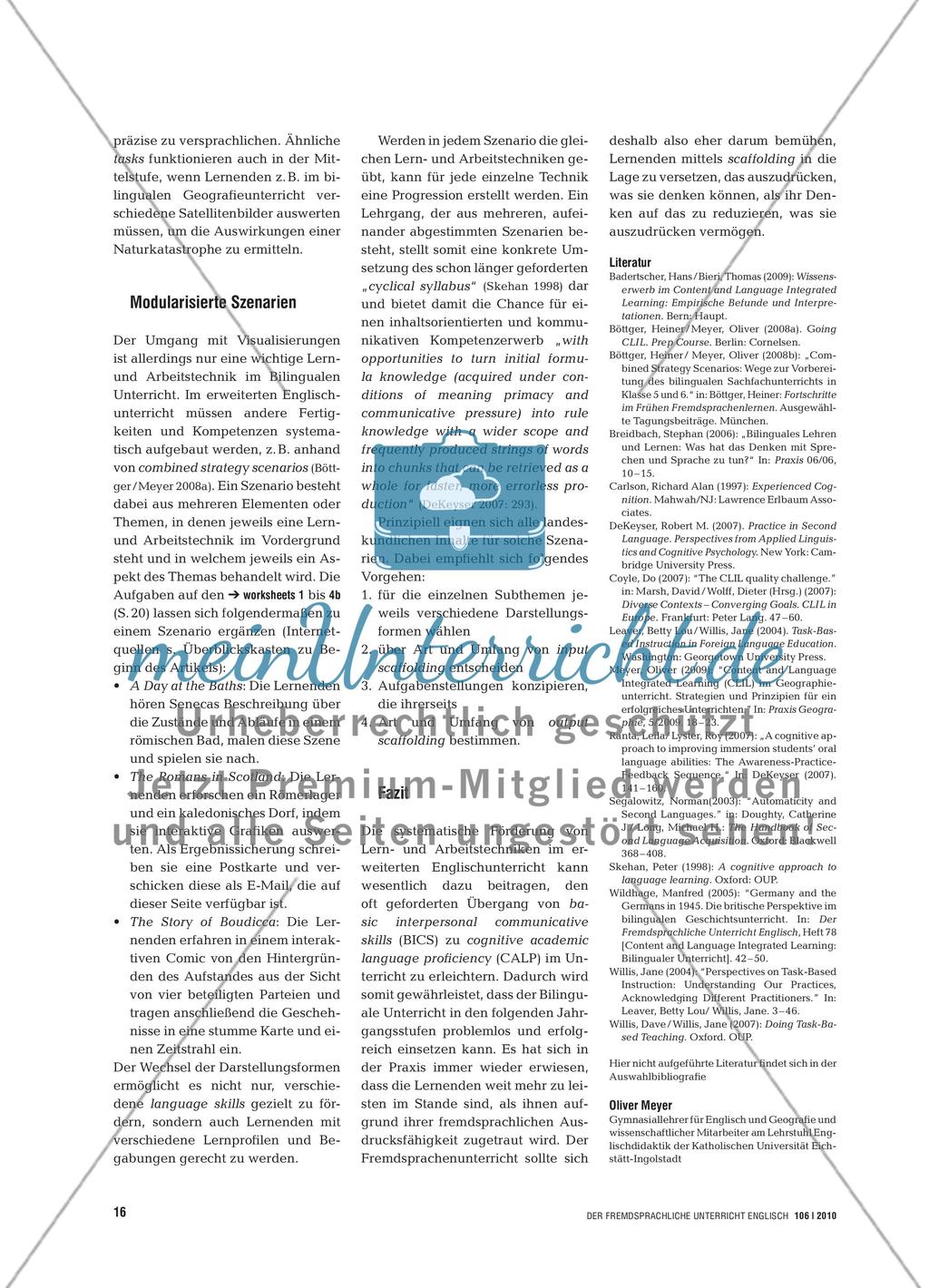 A Great D ay at the R oman Baths - Scaffolding durch Visualisierungen und S zenarien Preview 5