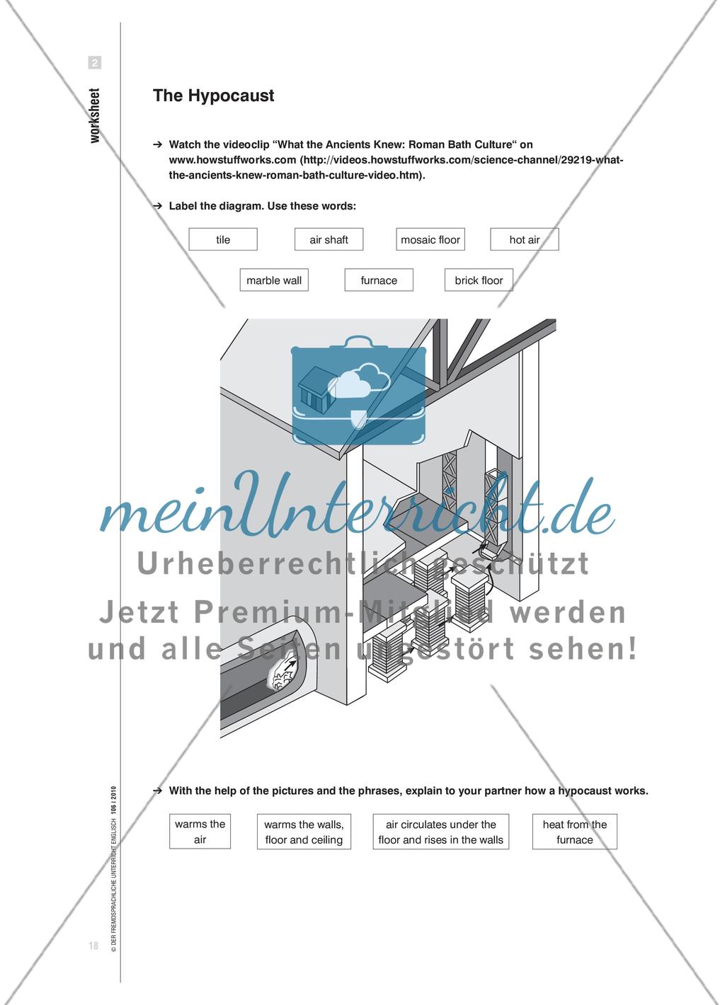 A Great D ay at the R oman Baths - Scaffolding durch Visualisierungen und S zenarien Preview 7