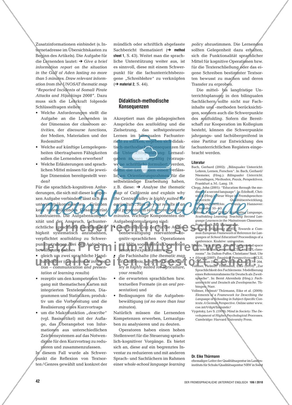 Pirate Attacks in the Gulf of Aden! - Scaffolding für Präsentationen und textsortenbezogenes Schreiben Preview 4
