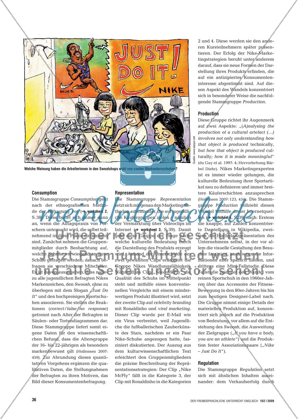Cultural Studies on a Shoestring - An einem Sportschuh Prozesse kultureller Bedeutungsgebung verfolgen Preview 3