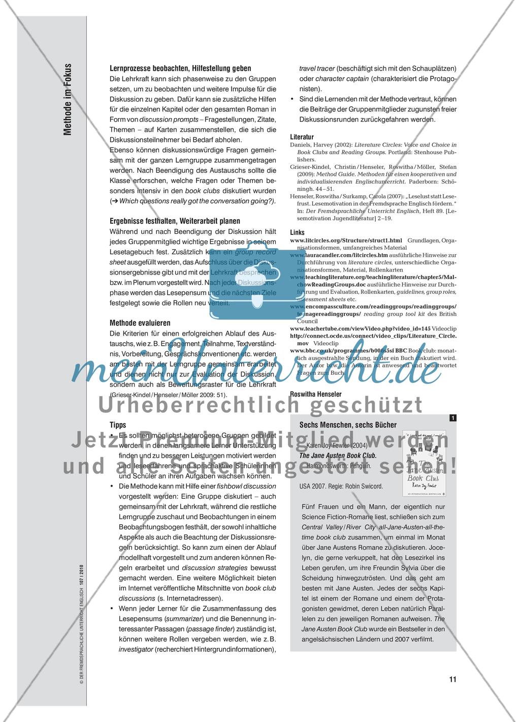 In book club discussions L eseerfahrungen austauschen Preview 2