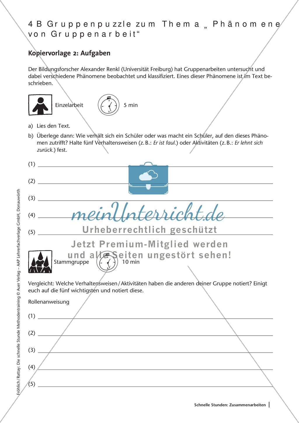 Methodenkompetenz: Gruppenpuzzle Preview 4