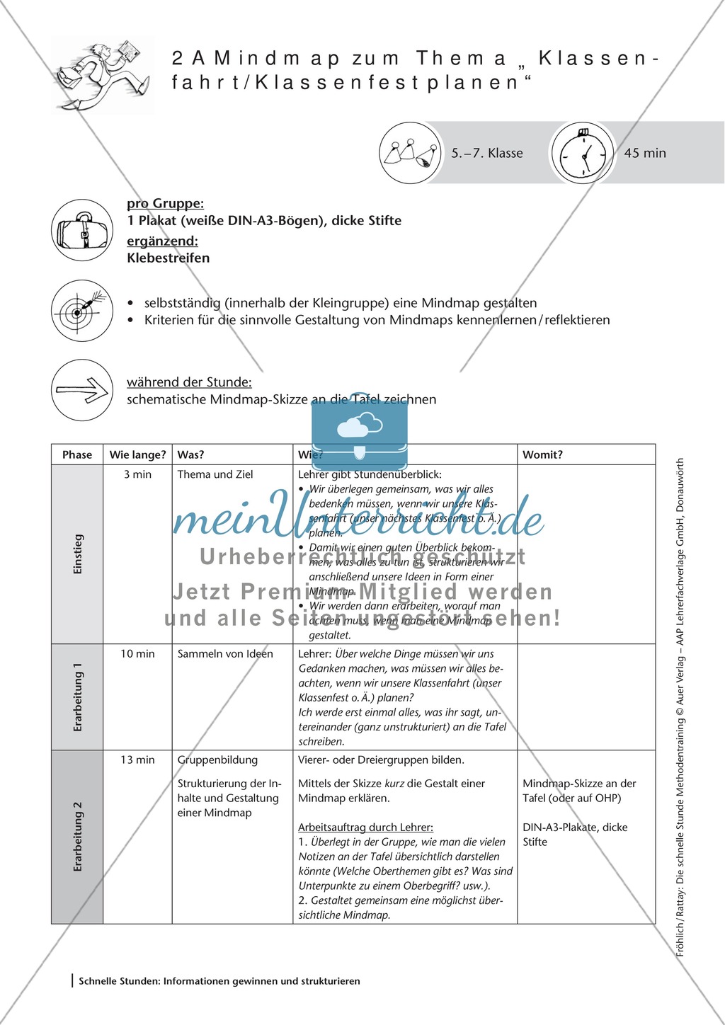 Methodenkompetenz: Mind-Map erstellen Preview 2