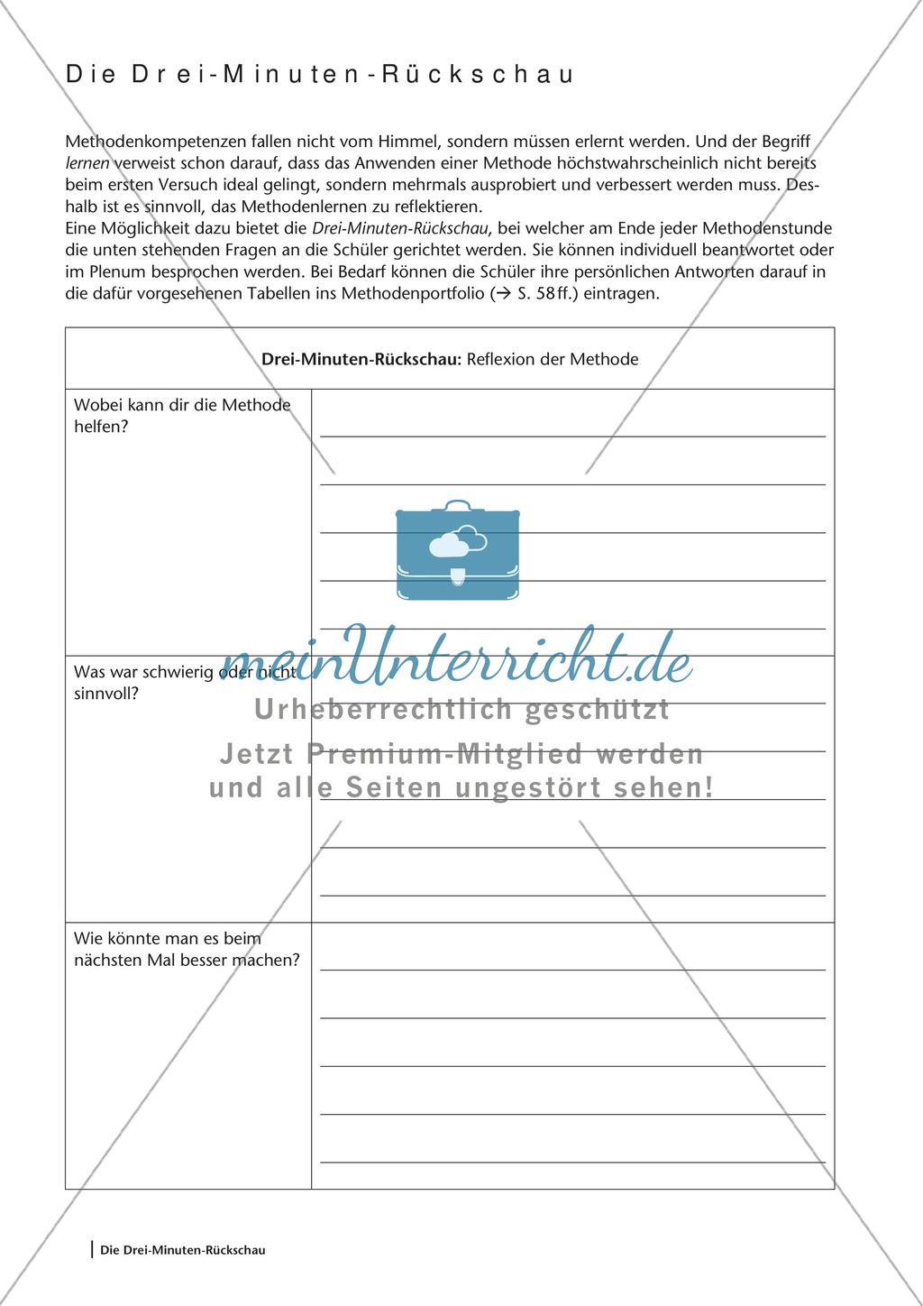 Methodenkompetenz: Schwärzen in Texten Preview 1