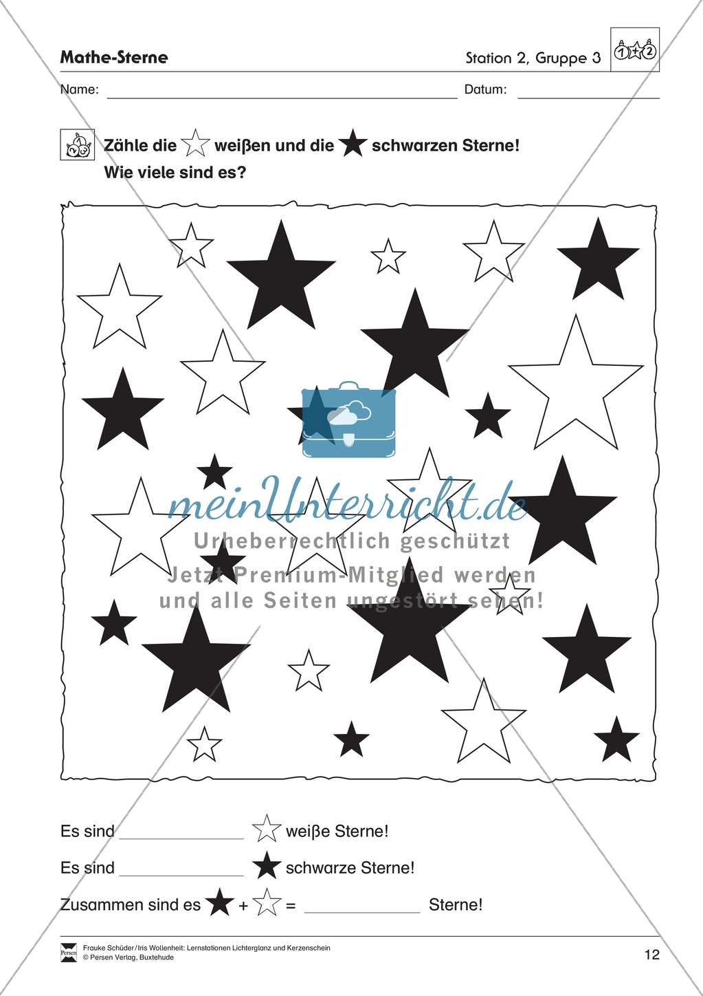 Stationen- bzw. Gruppenarbeit zum Thema Weihnachten + detaillierte Materialliste für die Stationen Preview 11