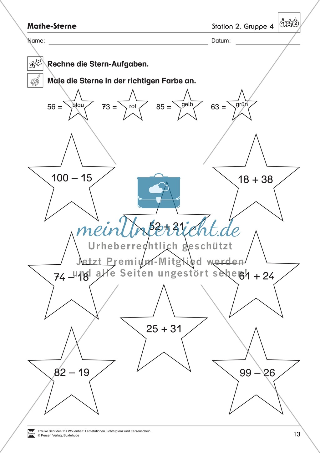 Stationen- bzw. Gruppenarbeit zum Thema Weihnachten + detaillierte Materialliste für die Stationen Preview 12