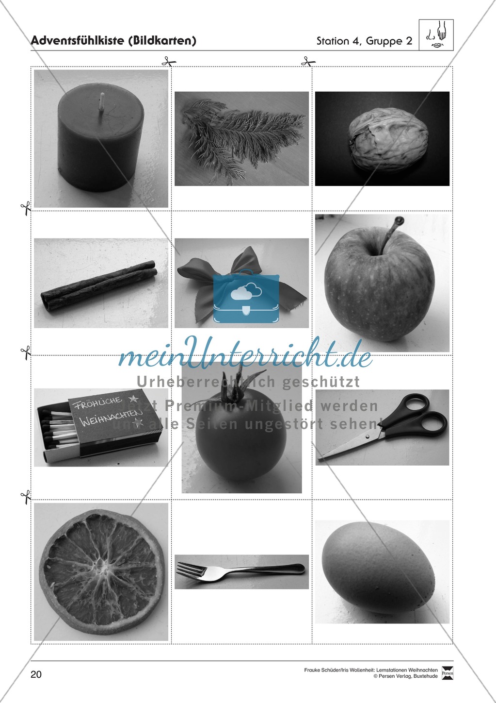 Stationsarbeit zum Thema Advent Preview 14