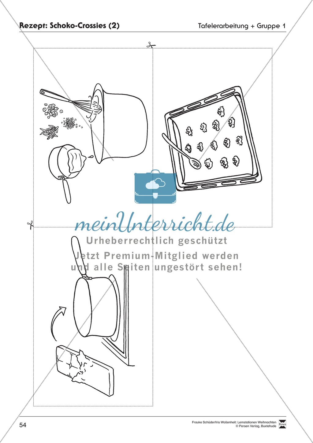 Stationsarbeit zum Thema Weihnachtsbäckerei Preview 22