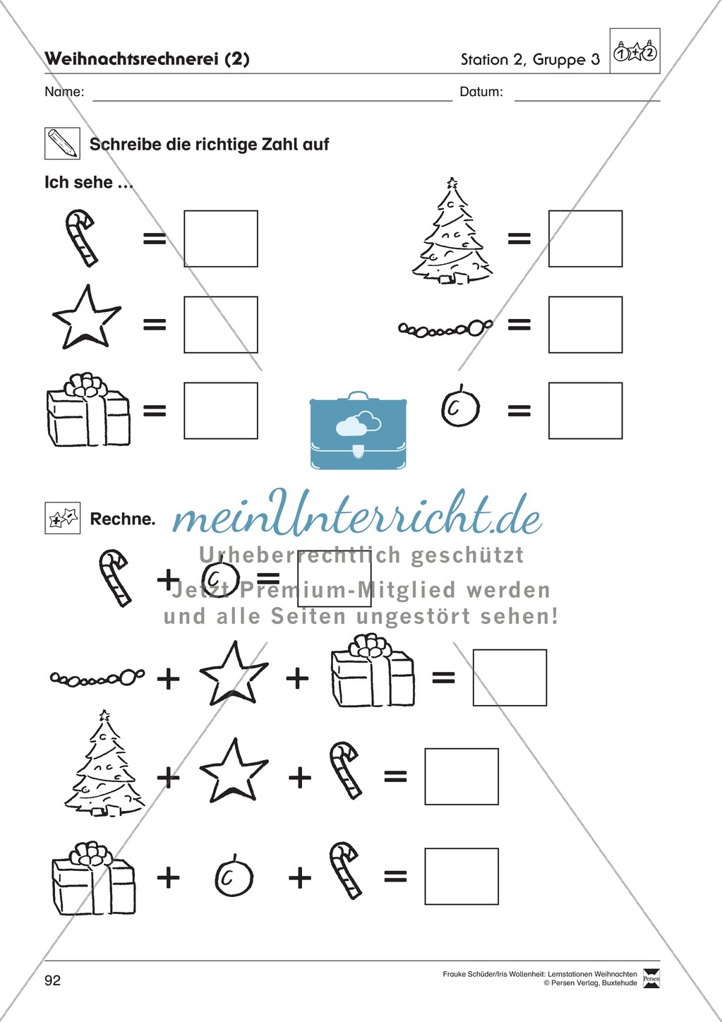 Stationsarbeit zum Thema Vorfreude auf Weihnachten Preview 13