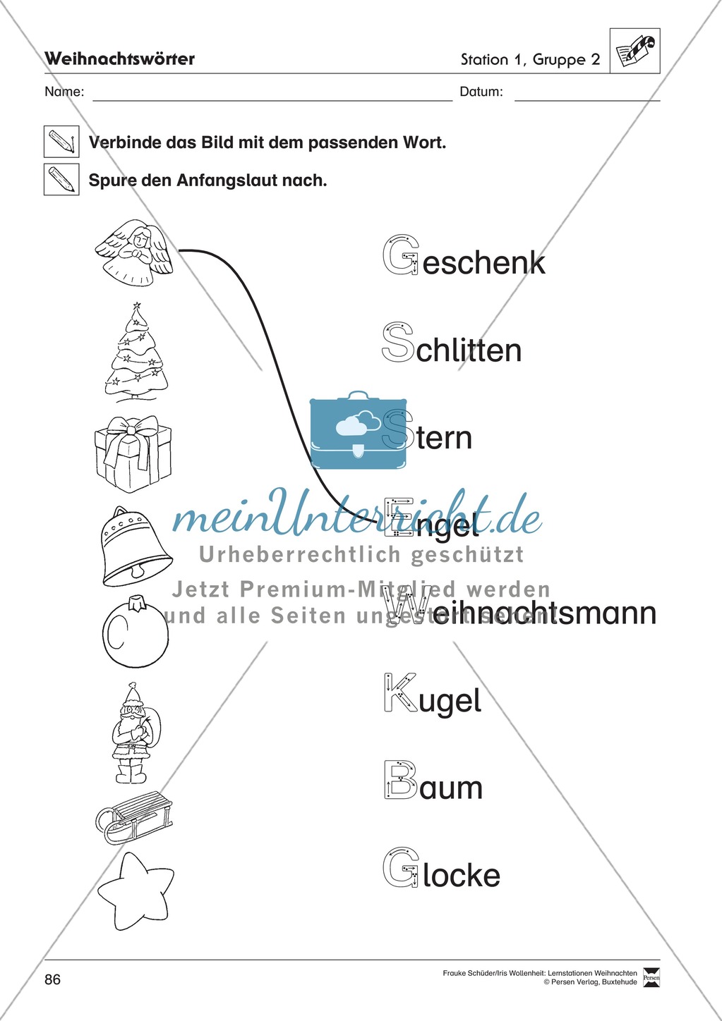 Stationsarbeit zum Thema Vorfreude auf Weihnachten Preview 7