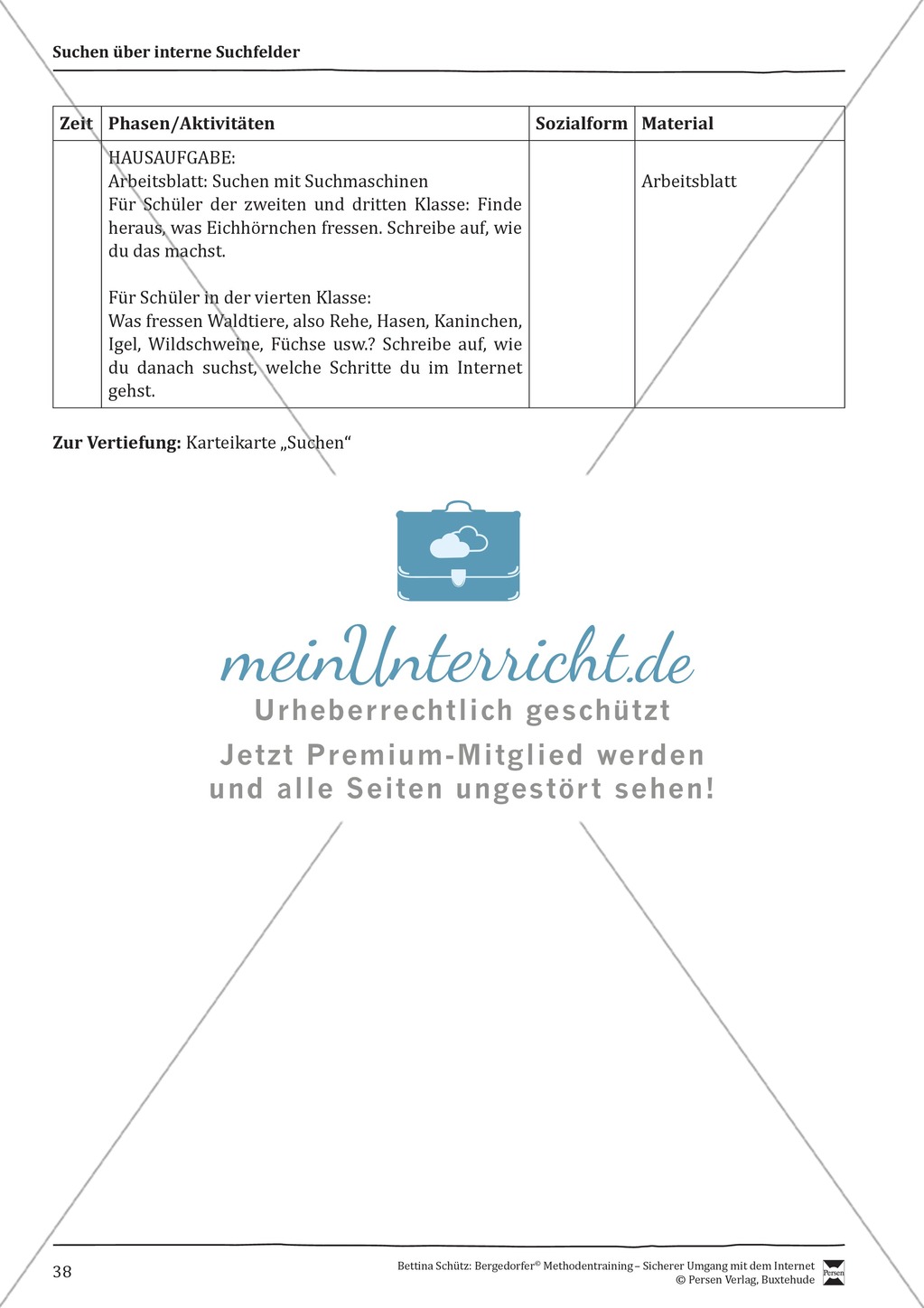 Verschiedene Suchmaschinen kennen lernen + Verlaufsplanung Preview 6