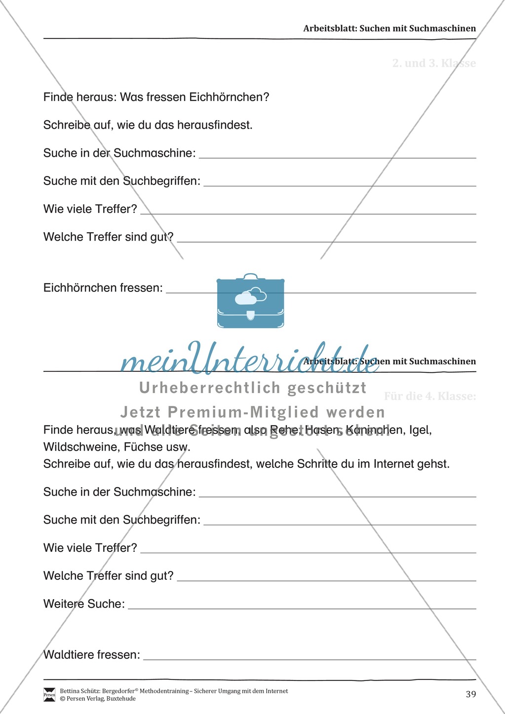 Verschiedene Suchmaschinen kennen lernen + Verlaufsplanung Preview 7