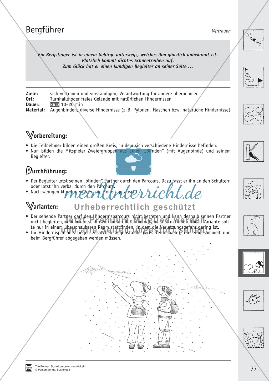 Soft Skills: Spiele zur Förderung des Vertrauens innerhalb der Gruppe Preview 11