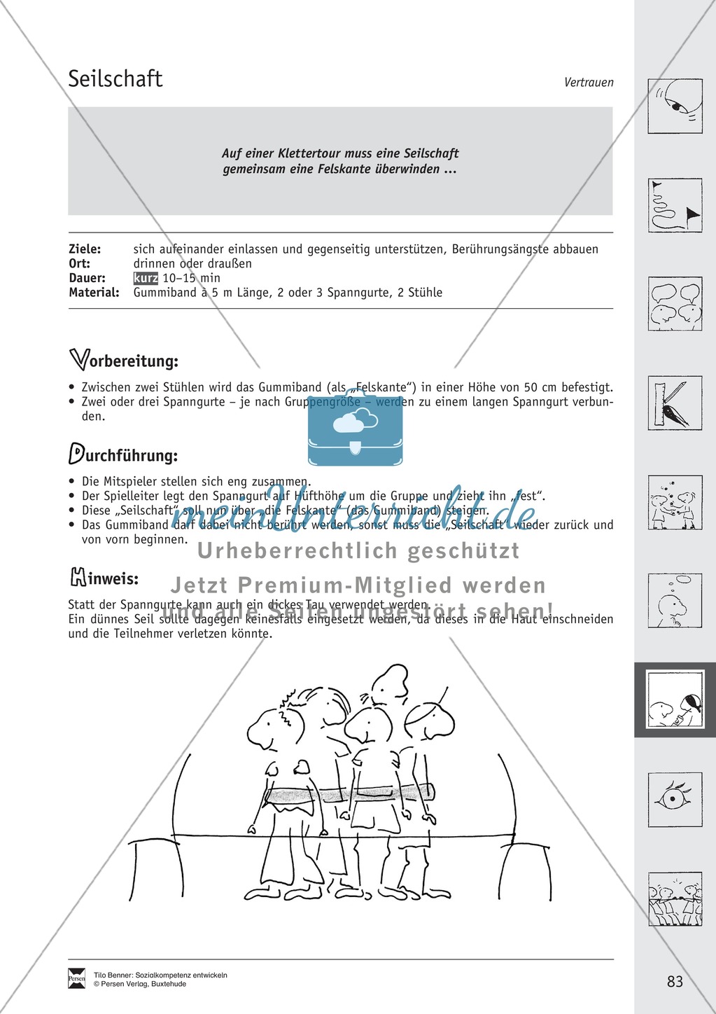 Soft Skills: Spiele zur Förderung des Vertrauens innerhalb der Gruppe Preview 17