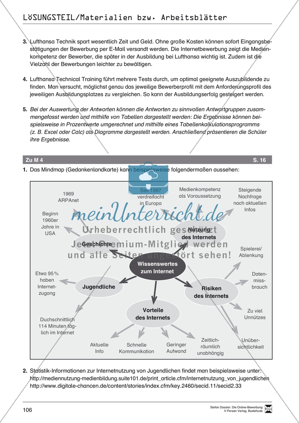 Eine Ausbildungsstelle im Internet suchen + Lehrerhinweise Preview 11