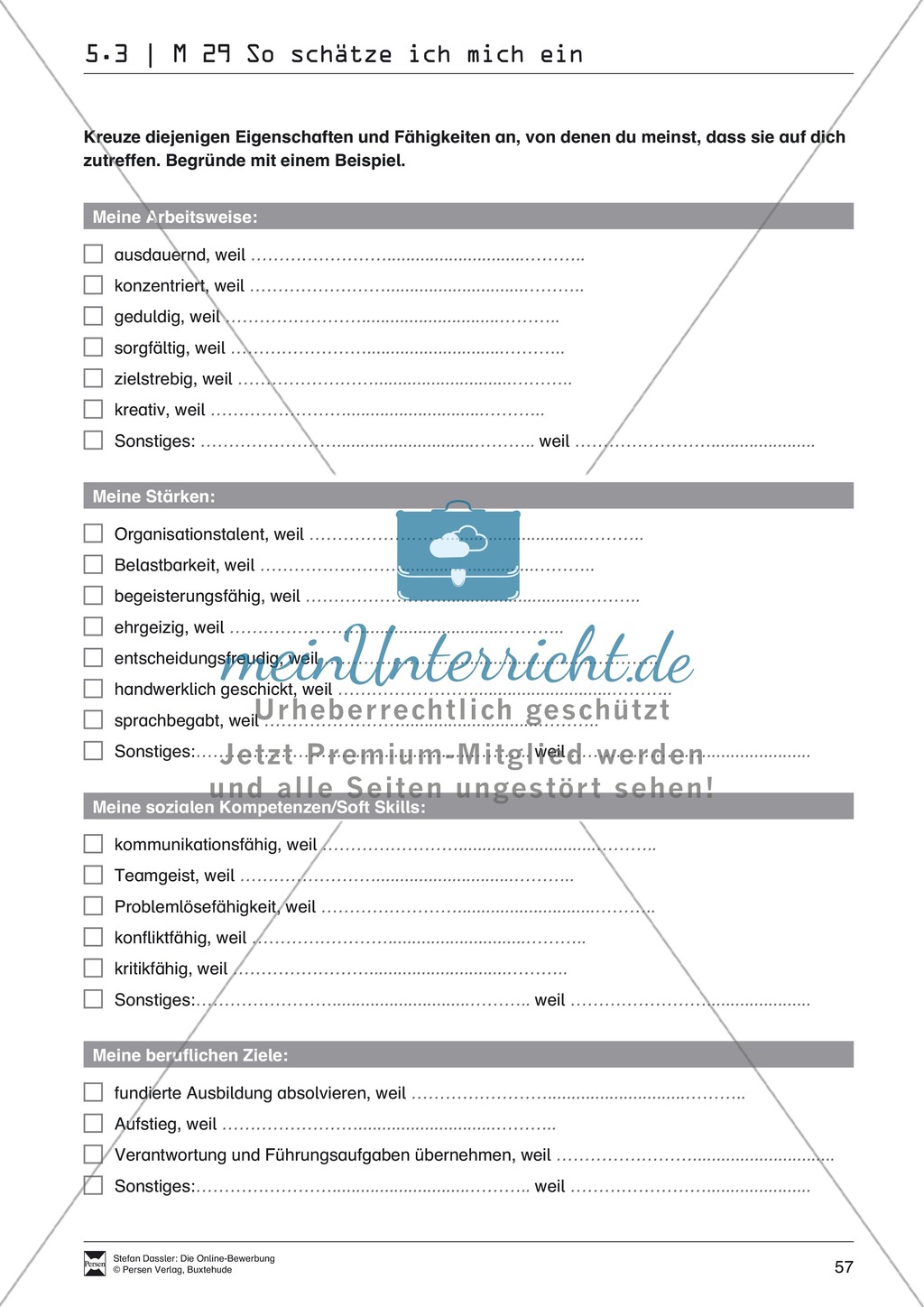 Eine ausführliche Onlinebewerbung schreiben + Lehrerhinweise Preview 15
