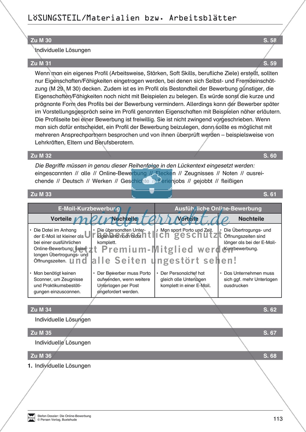 Eine ausführliche Onlinebewerbung schreiben + Lehrerhinweise Preview 25