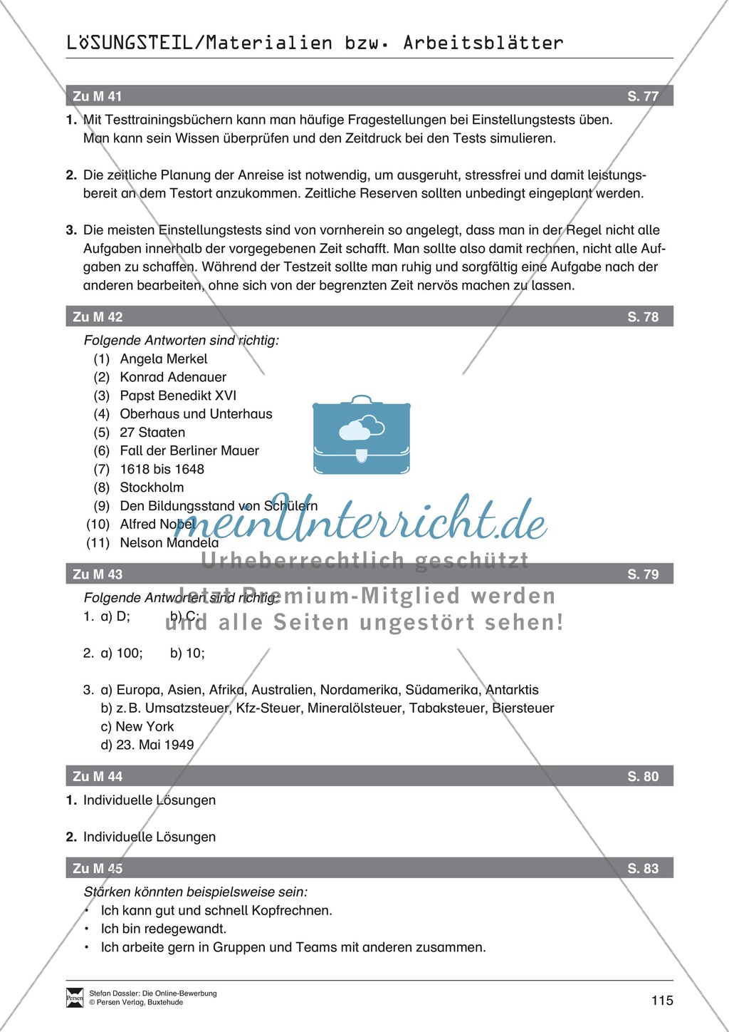 Alles Wichtige zum Einstellungstest + Lehrerhinweise Preview 7