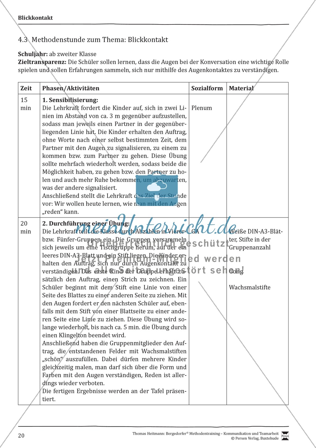 Methodentraining: Warum der Blickkontakt bei der Kommunikation so wichtig ist Preview 1