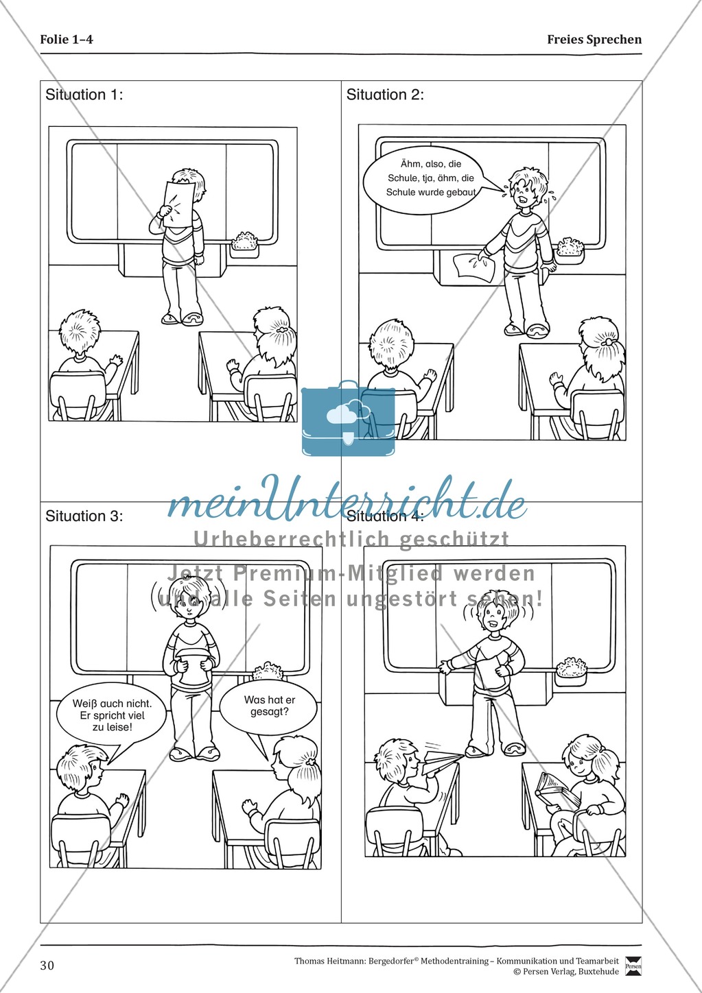 Methodentraining: Freies Sprechen Preview 2