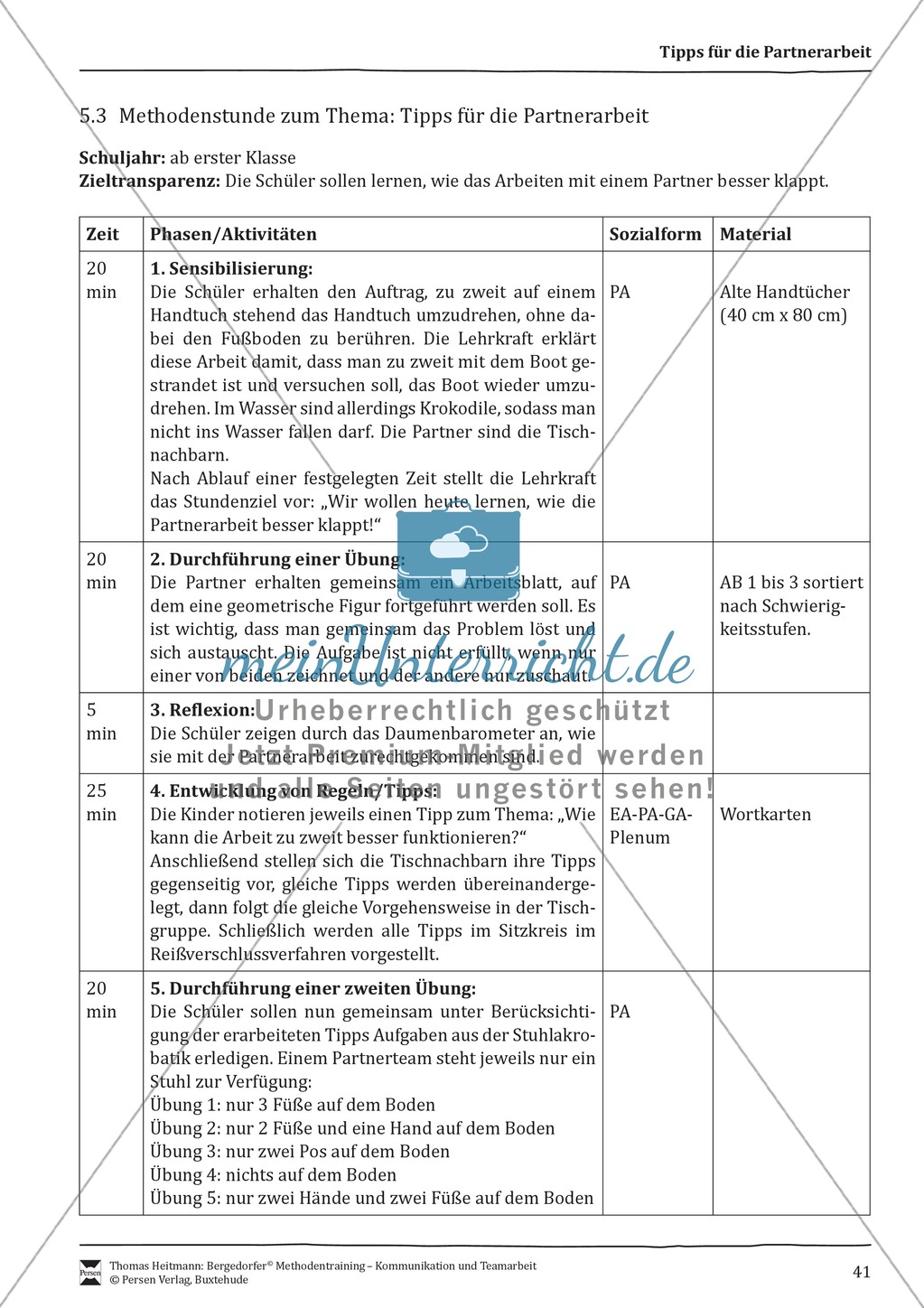 Methodentraining: Wie Partnerarbeit besser gelingen kann Preview 1