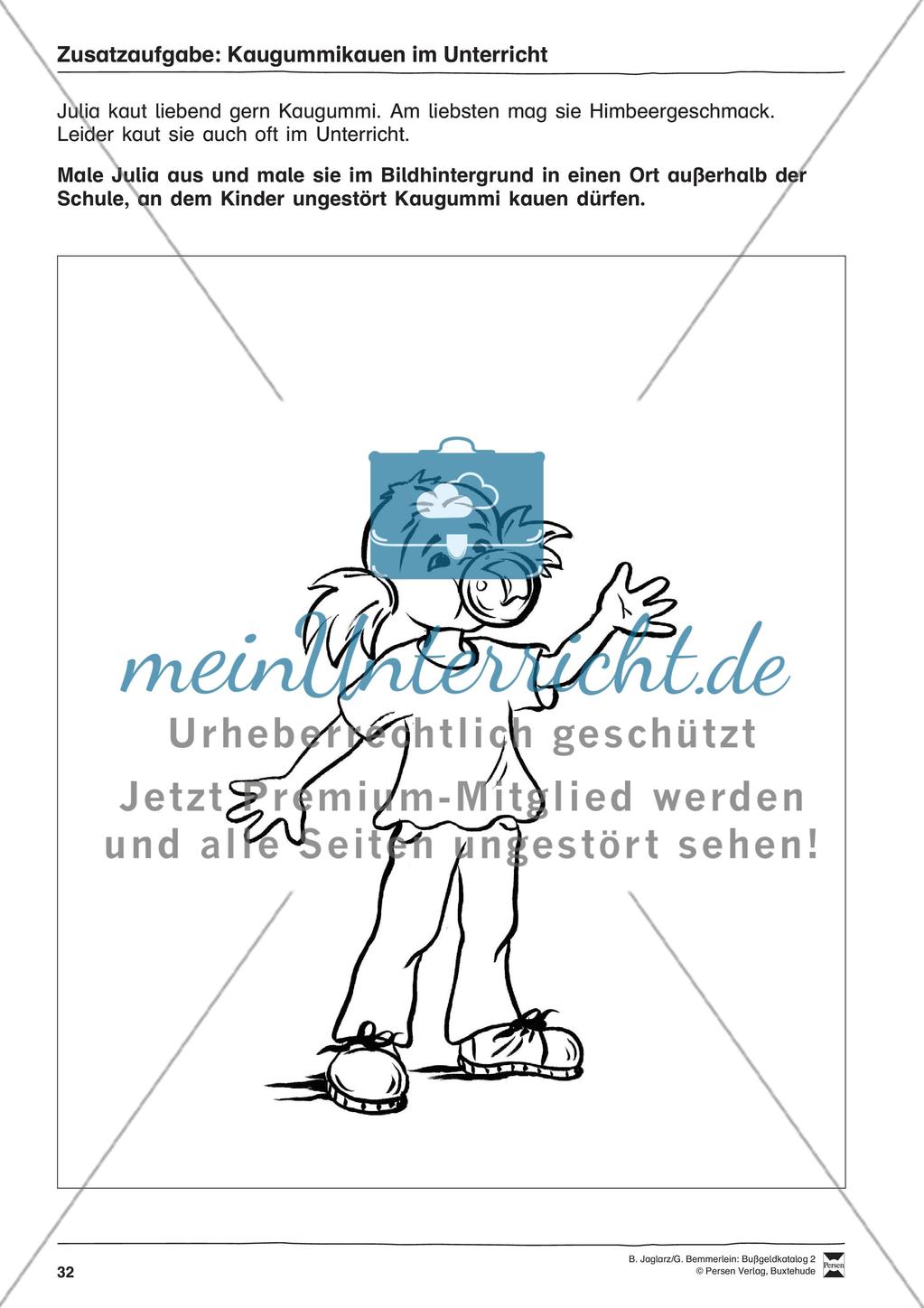 Kaugummikauen im Unterricht Preview 1