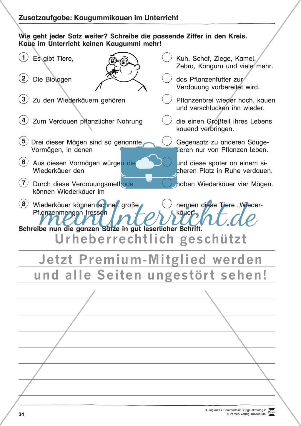 Kaugummikauen im Unterricht Preview 3