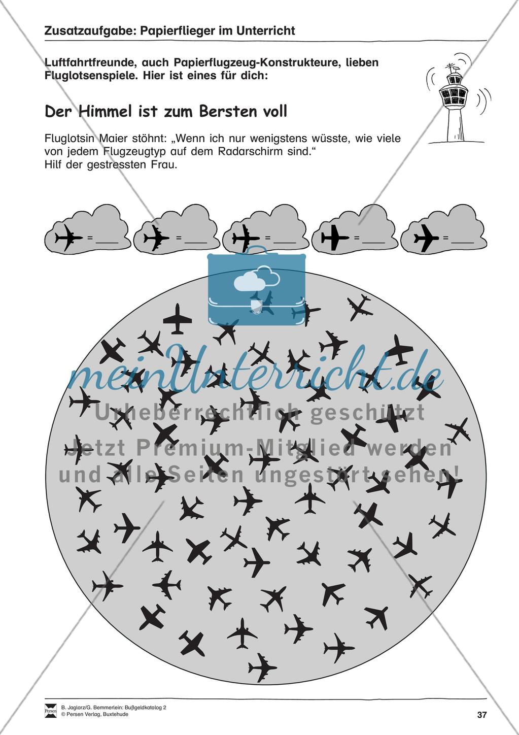 Papierflieger im Unterricht Preview 1