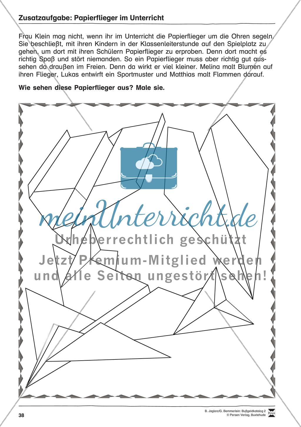 Papierflieger im Unterricht Preview 2