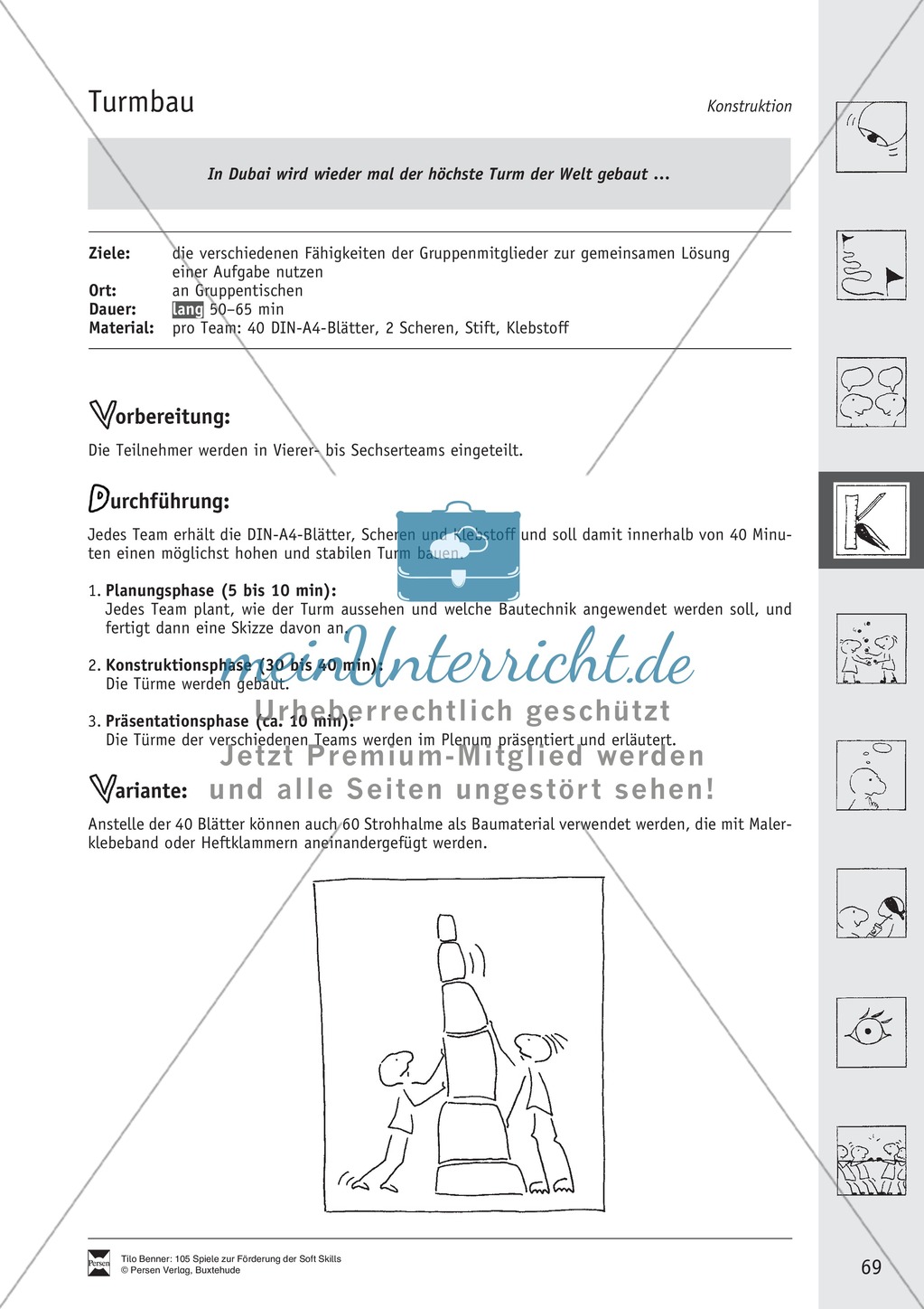 Soft Skills: Konstruktionsspiele zur Förderung des Zusammenhalts innerhalb der Gruppe Preview 29