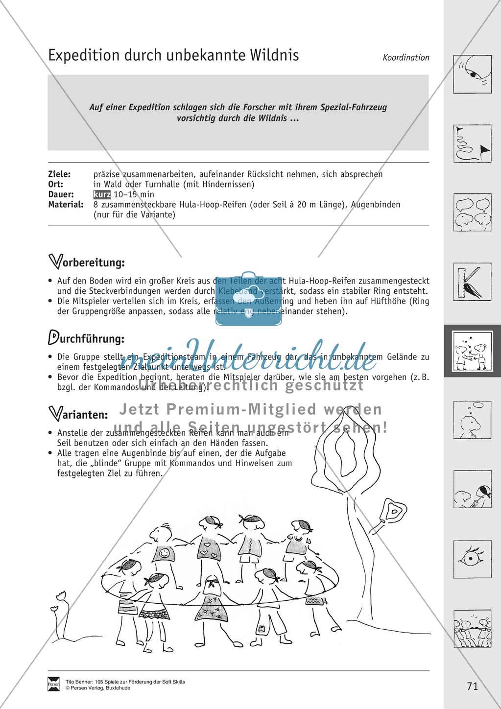 Soft Skills: Koordinationsspiele zur Förderung der Zusammenarbeit innerhalb der Gruppe Preview 11