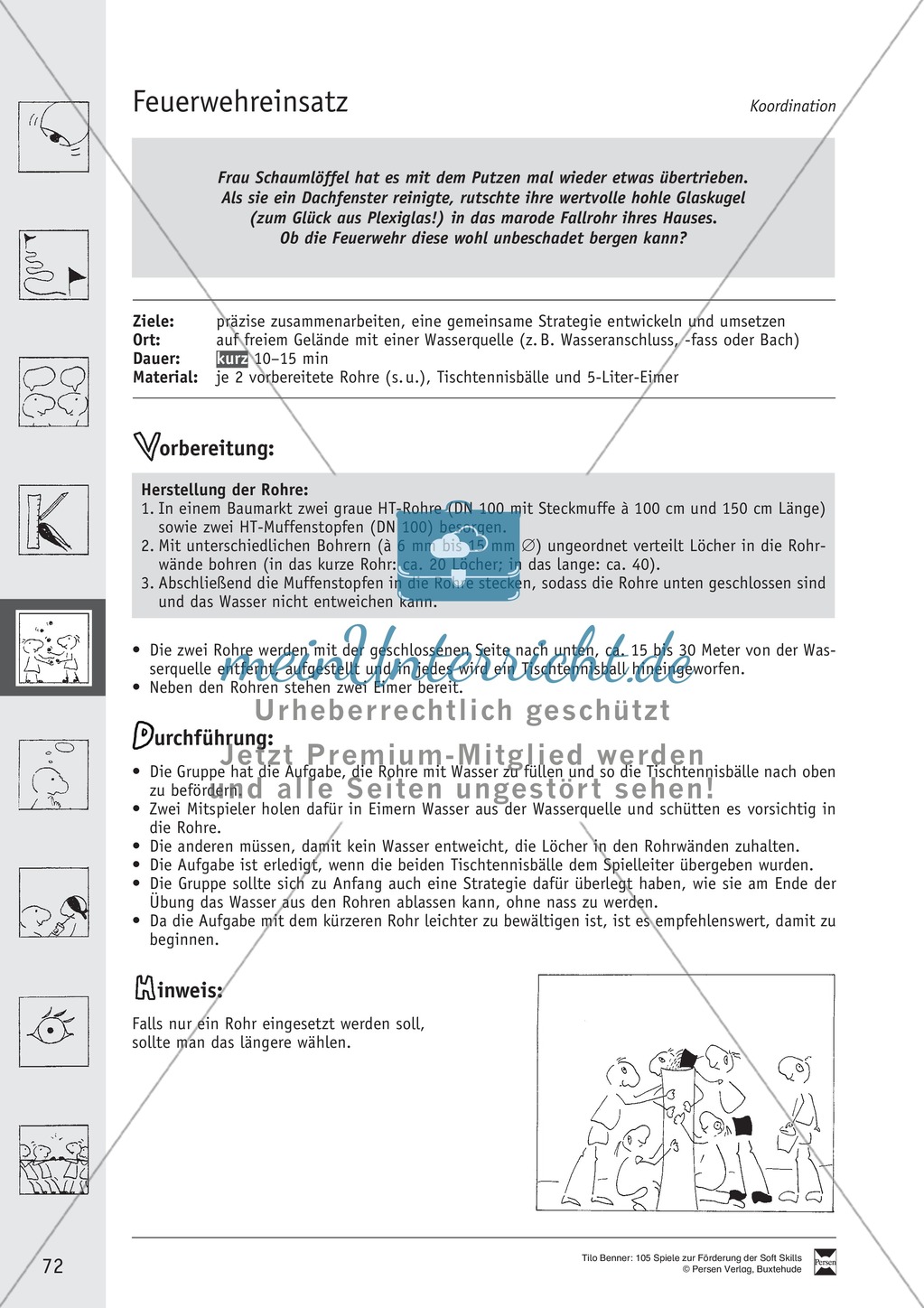 Soft Skills: Koordinationsspiele zur Förderung der Zusammenarbeit innerhalb der Gruppe Preview 12