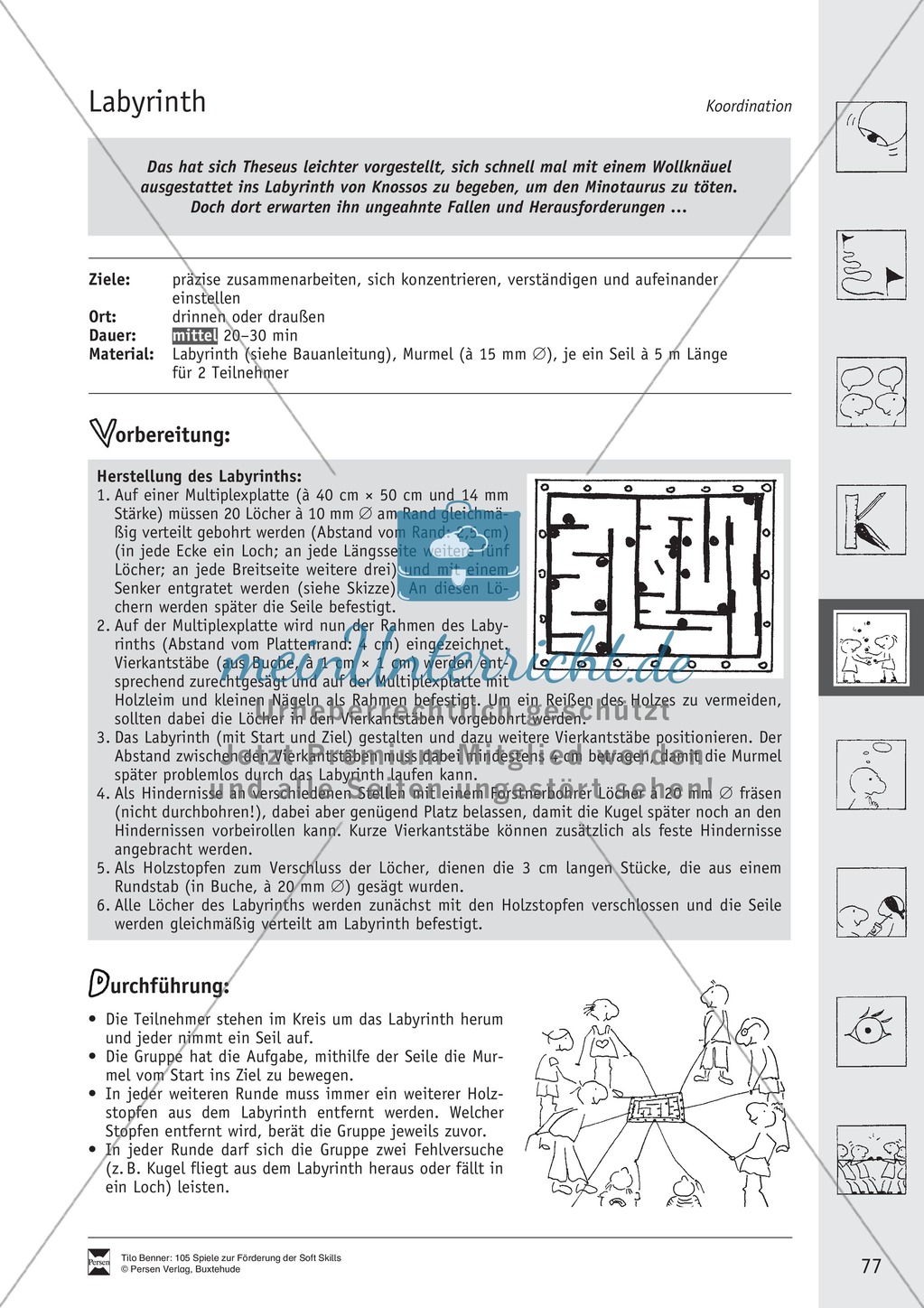 Soft Skills: Koordinationsspiele zur Förderung der Zusammenarbeit innerhalb der Gruppe Preview 17